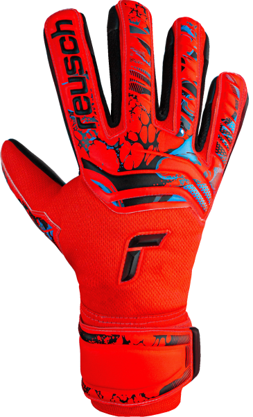 Reusch Attrakt Grip Evolution 5370825 3333 black red front